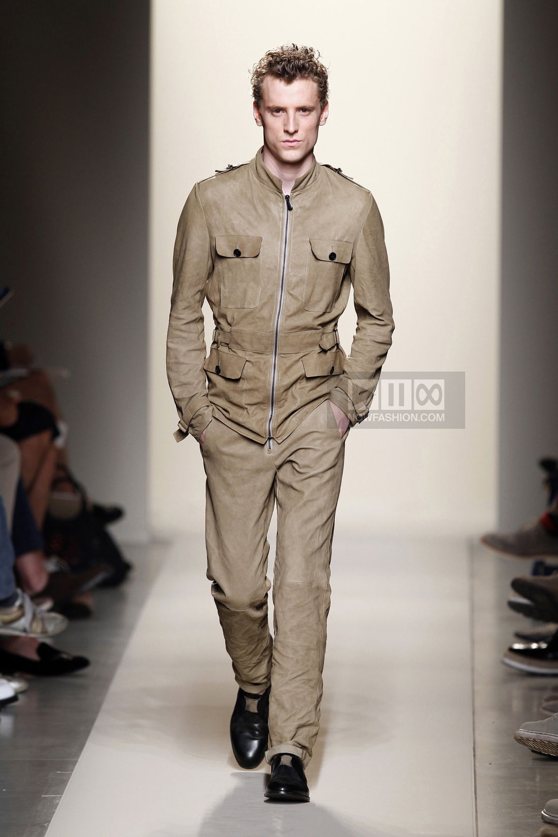 Bottega Veneta Menswear Fashion Show, Collection Spring Summer 2012 presented during Milan Fashion Week, runway look #027