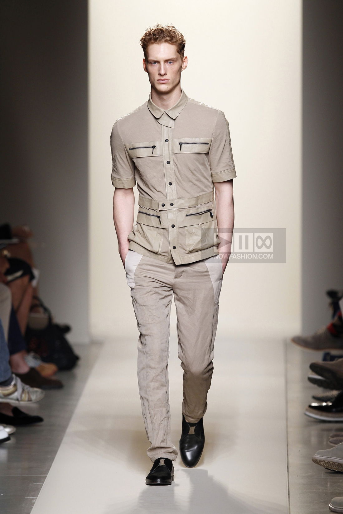 Bottega Veneta Menswear Fashion Show, Collection Spring Summer 2012 presented during Milan Fashion Week, runway look #029