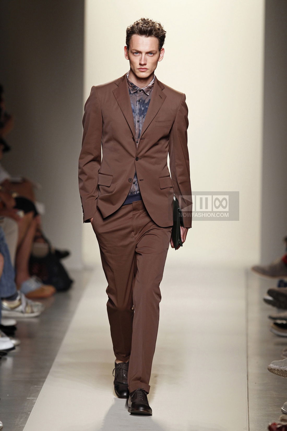 Bottega Veneta Menswear Fashion Show, Collection Spring Summer 2012 presented during Milan Fashion Week, runway look #036