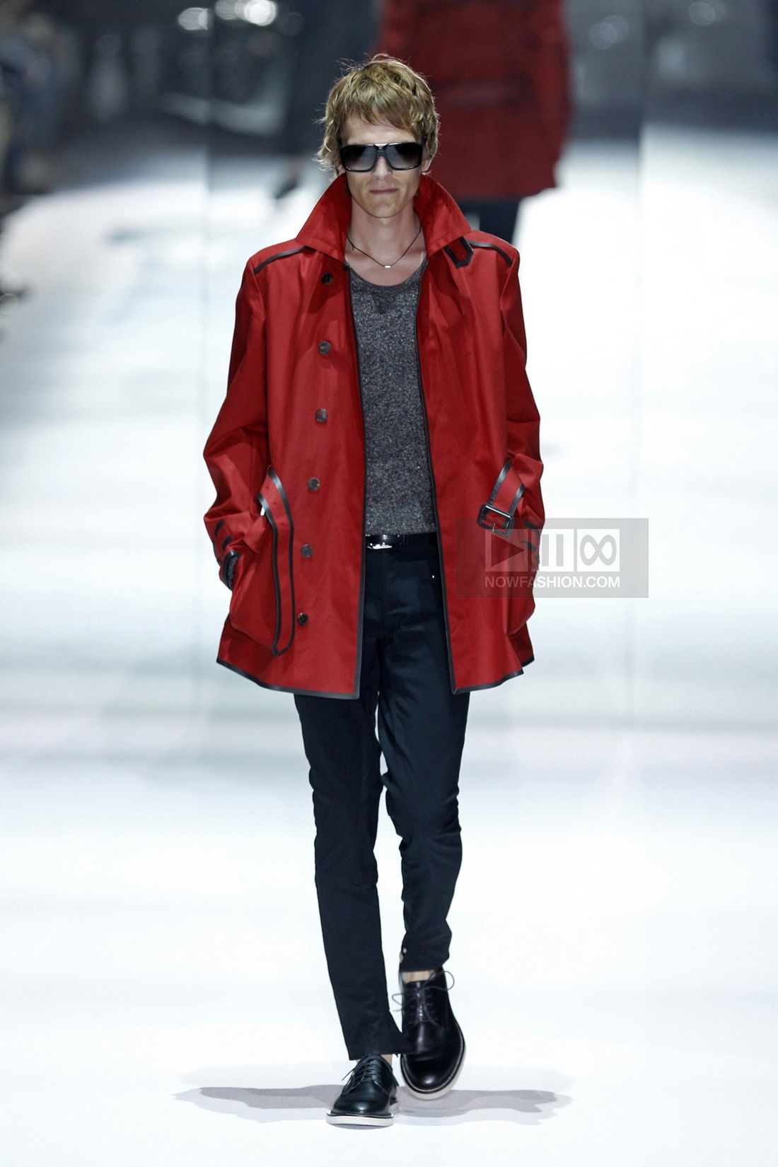 Gucci Menswear Fashion Show, Collection Spring Summer 2012 presented during Milan Fashion Week, runway look #002