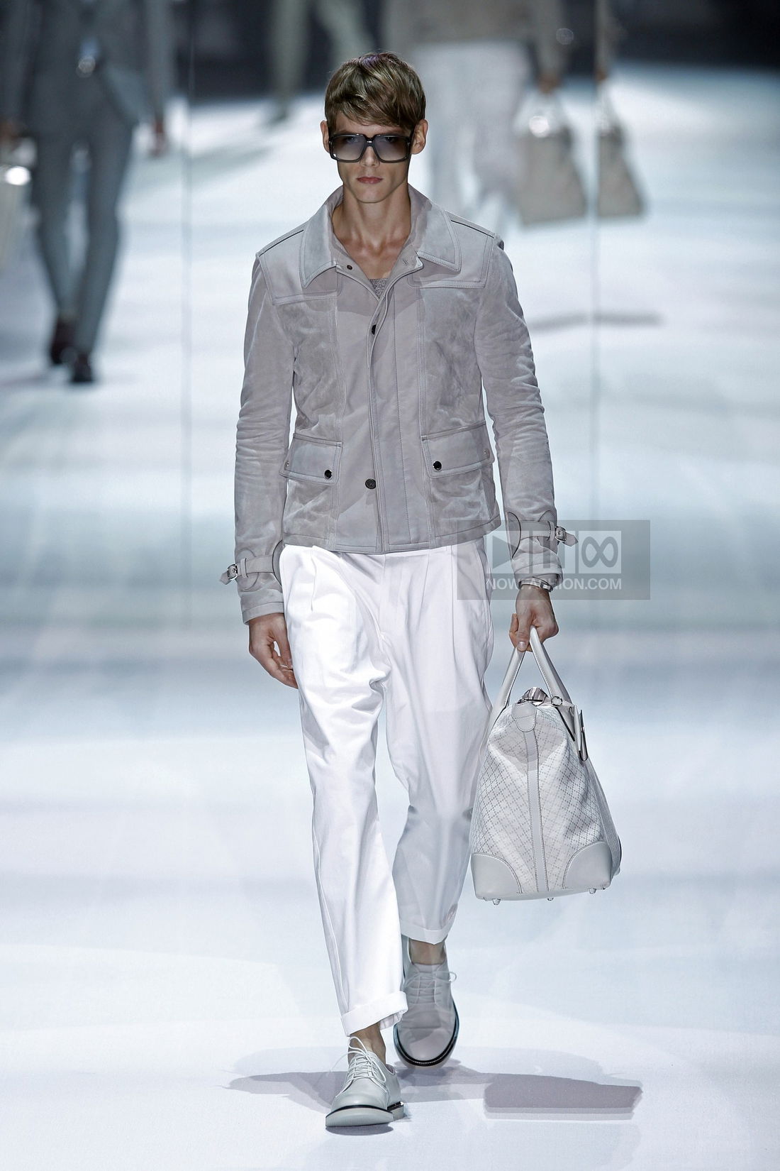 Gucci Menswear Fashion Show, Collection Spring Summer 2012 presented during Milan Fashion Week, runway look #015