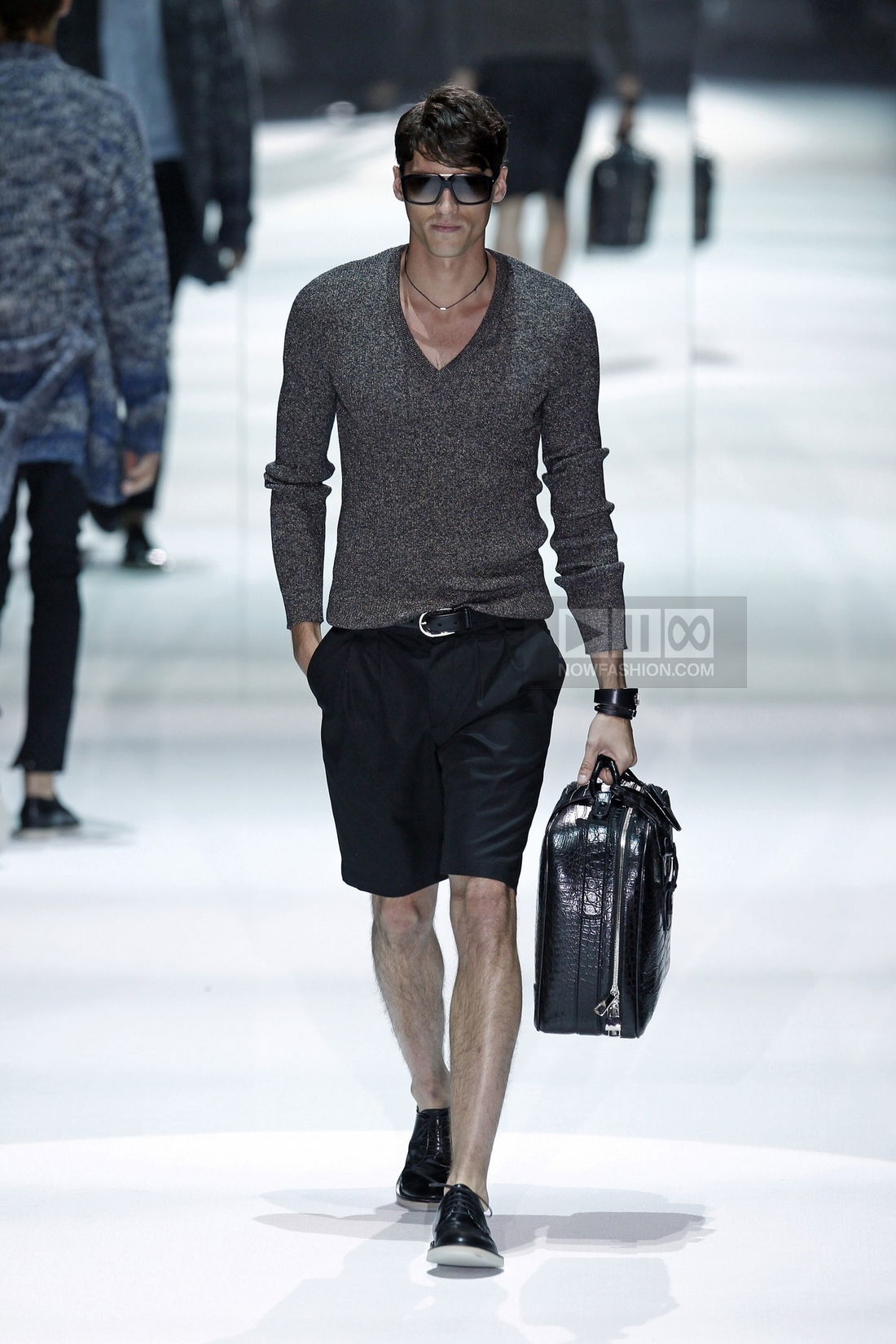Gucci Menswear Fashion Show, Collection Spring Summer 2012 presented during Milan Fashion Week, runway look #030