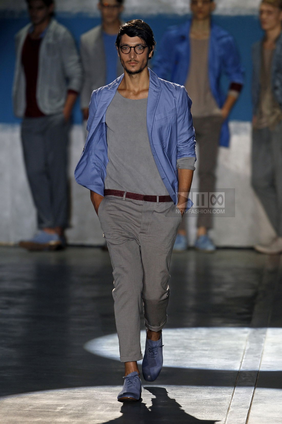 Iceberg Menswear Fashion Show, Collection Spring Summer 2012 presented during Milan Fashion Week, runway look #005