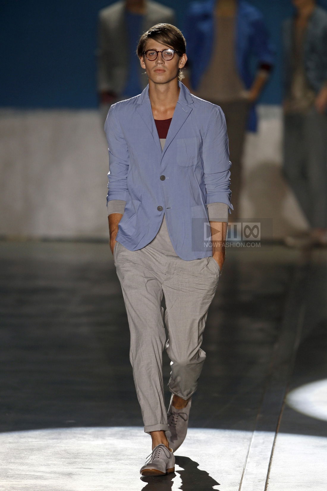 Iceberg Menswear Fashion Show, Collection Spring Summer 2012 presented during Milan Fashion Week, runway look #008