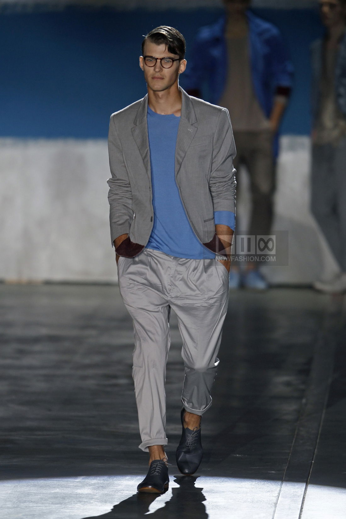 Iceberg Menswear Fashion Show, Collection Spring Summer 2012 presented during Milan Fashion Week, runway look #009