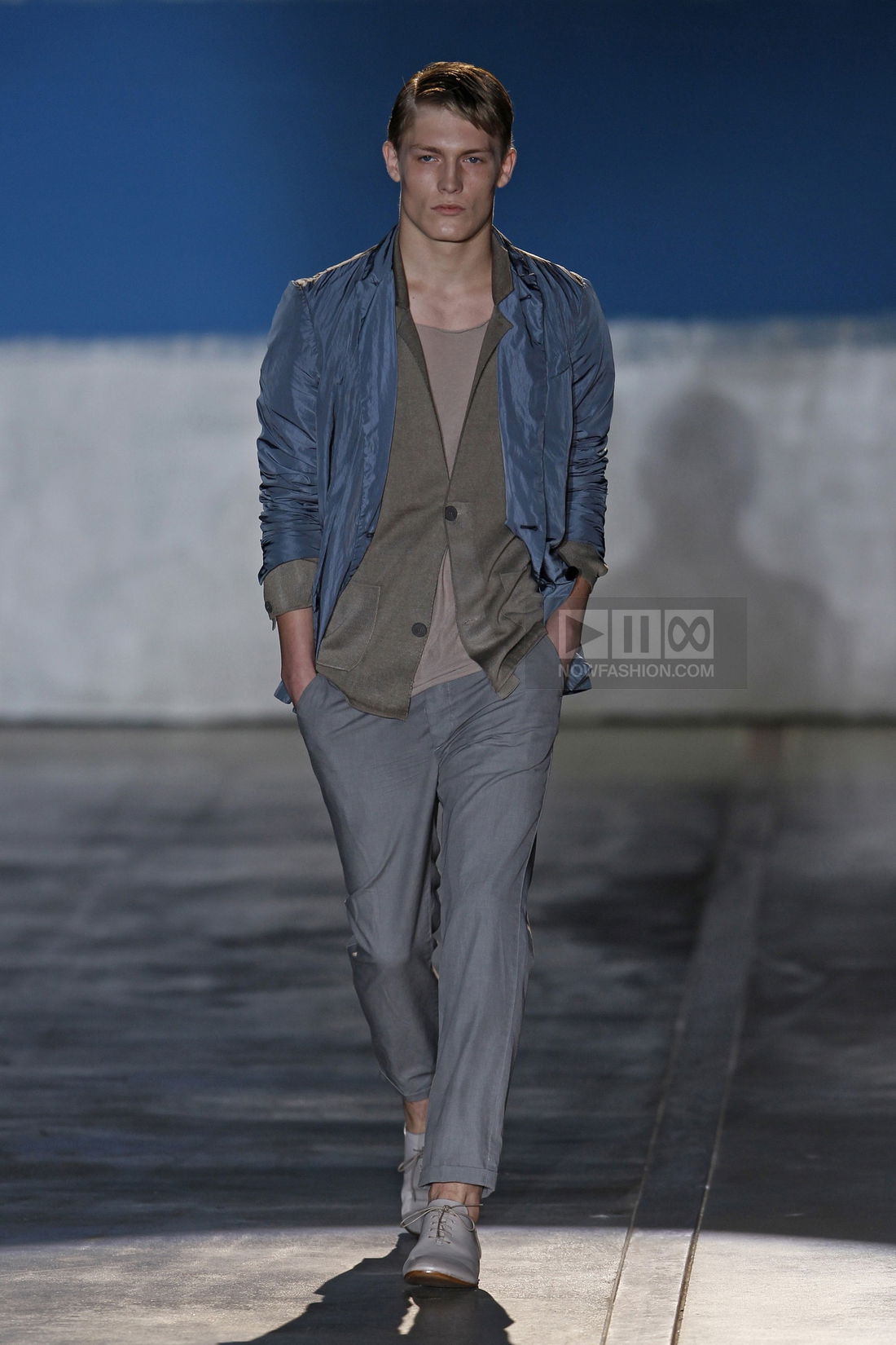 Iceberg Menswear Fashion Show, Collection Spring Summer 2012 presented during Milan Fashion Week, runway look #012
