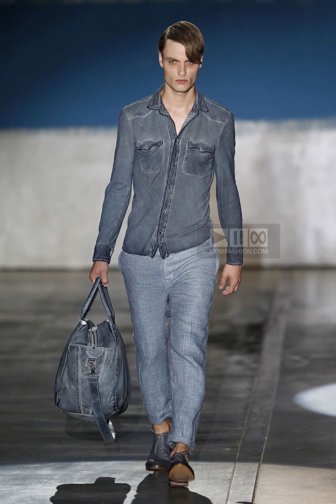 Iceberg Menswear Fashion Show, Collection Spring Summer 2012 presented during Milan Fashion Week, runway look #013