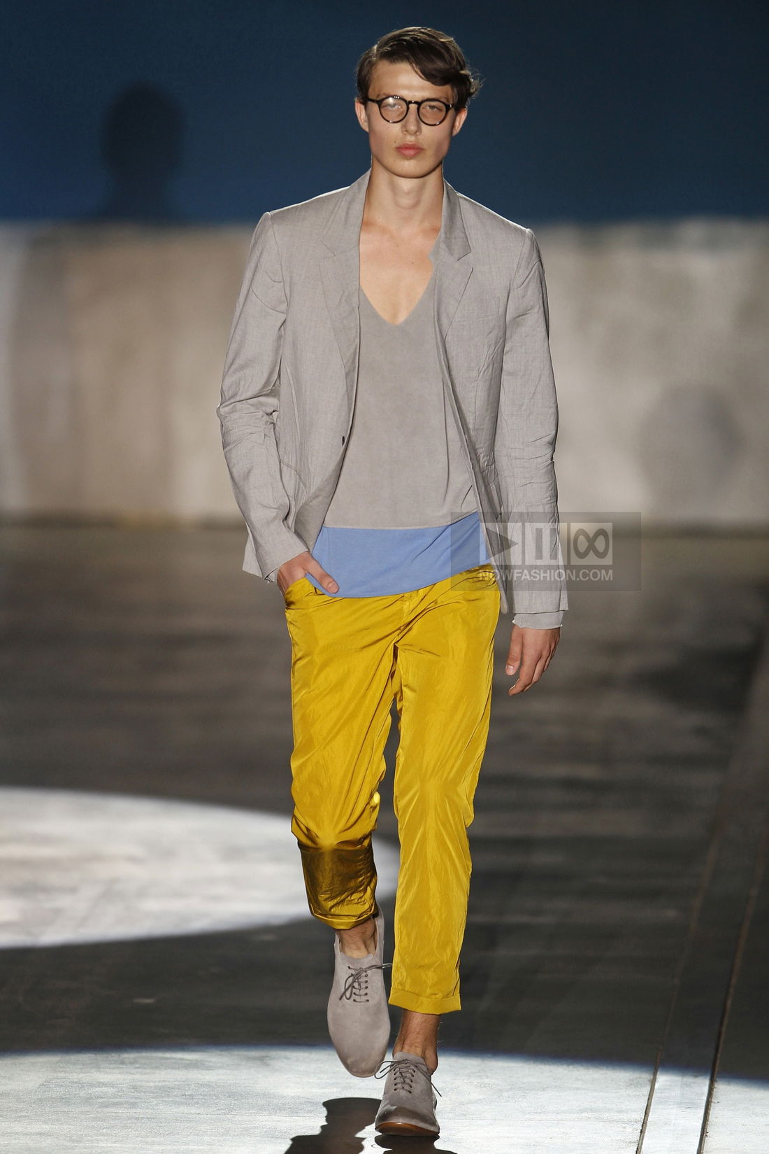 Iceberg Menswear Fashion Show, Collection Spring Summer 2012 presented during Milan Fashion Week, runway look #016