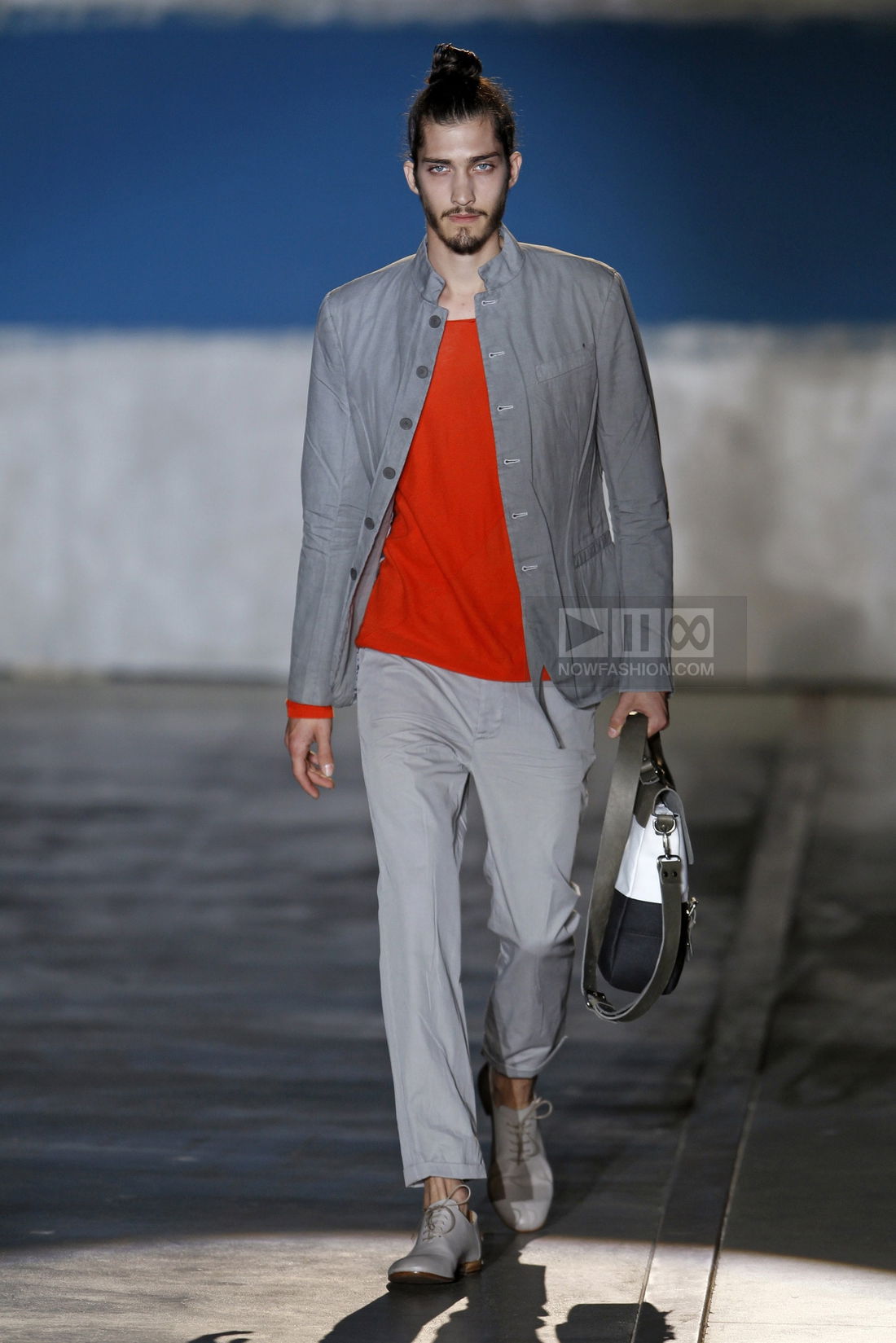 Iceberg Menswear Fashion Show, Collection Spring Summer 2012 presented during Milan Fashion Week, runway look #017
