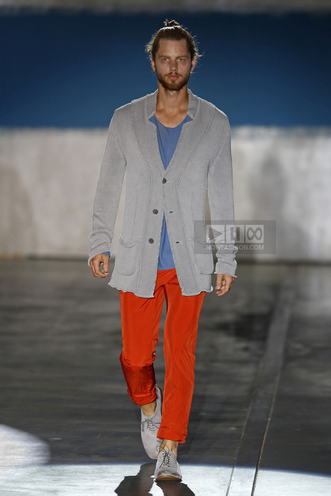 Iceberg Menswear Fashion Show, Collection Spring Summer 2012 presented during Milan Fashion Week, runway look #018