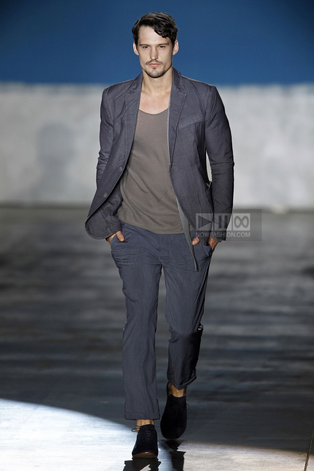 Iceberg Menswear Fashion Show, Collection Spring Summer 2012 presented during Milan Fashion Week, runway look #024