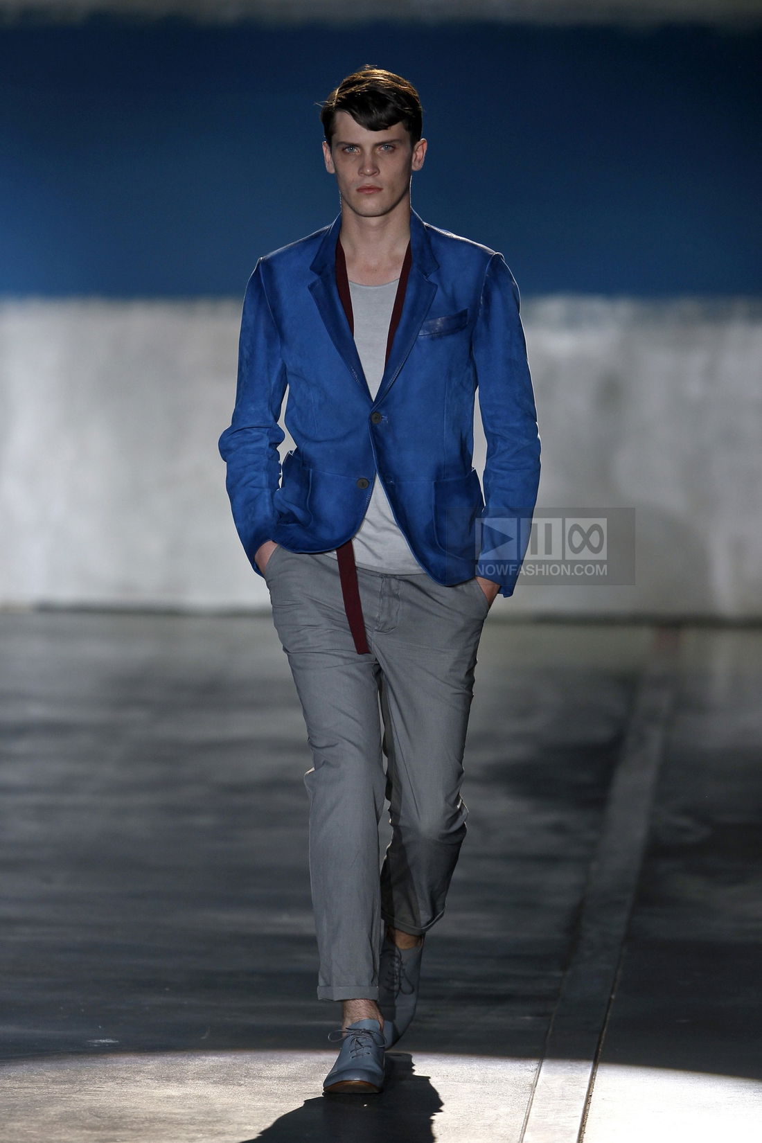 Iceberg Menswear Fashion Show, Collection Spring Summer 2012 presented during Milan Fashion Week, runway look #027