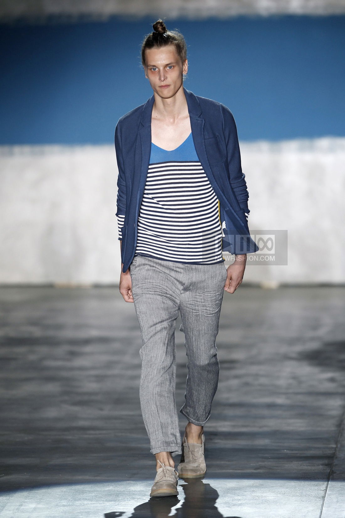 Iceberg Menswear Fashion Show, Collection Spring Summer 2012 presented during Milan Fashion Week, runway look #028