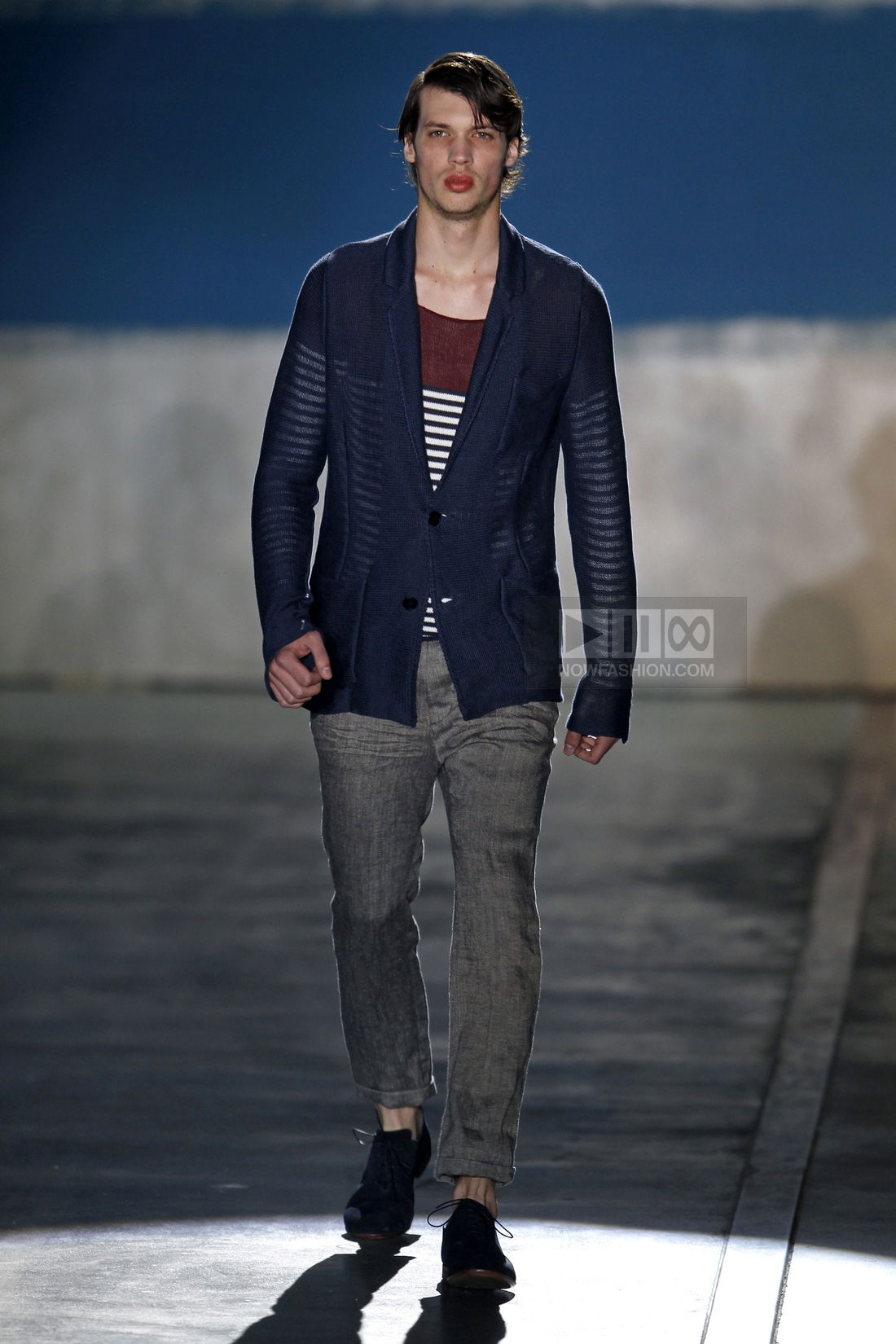 Iceberg Menswear Fashion Show, Collection Spring Summer 2012 presented during Milan Fashion Week, runway look #030