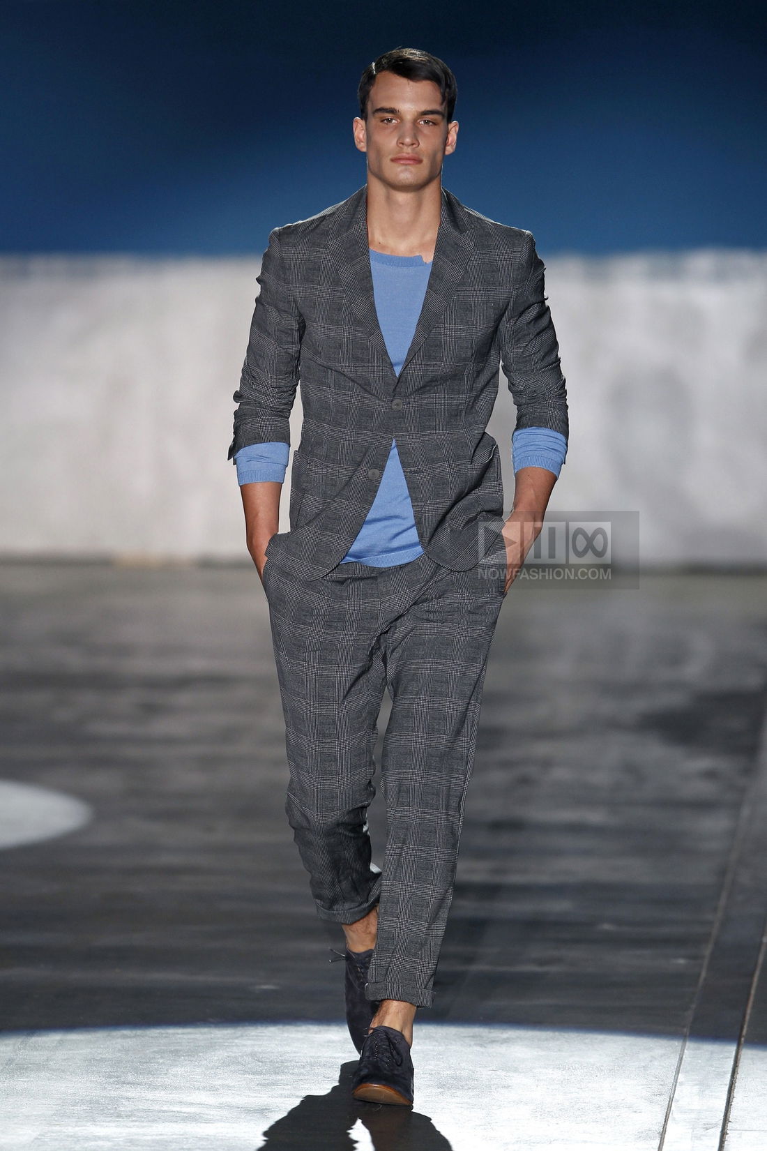 Iceberg Menswear Fashion Show, Collection Spring Summer 2012 presented during Milan Fashion Week, runway look #031