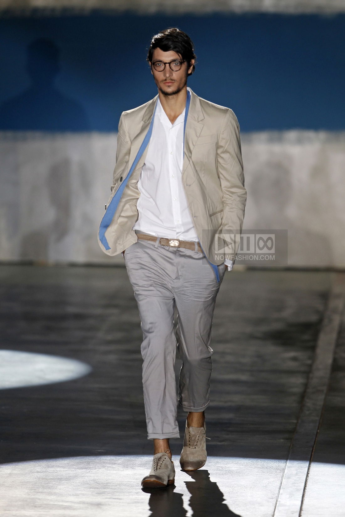 Iceberg Menswear Fashion Show, Collection Spring Summer 2012 presented during Milan Fashion Week, runway look #035