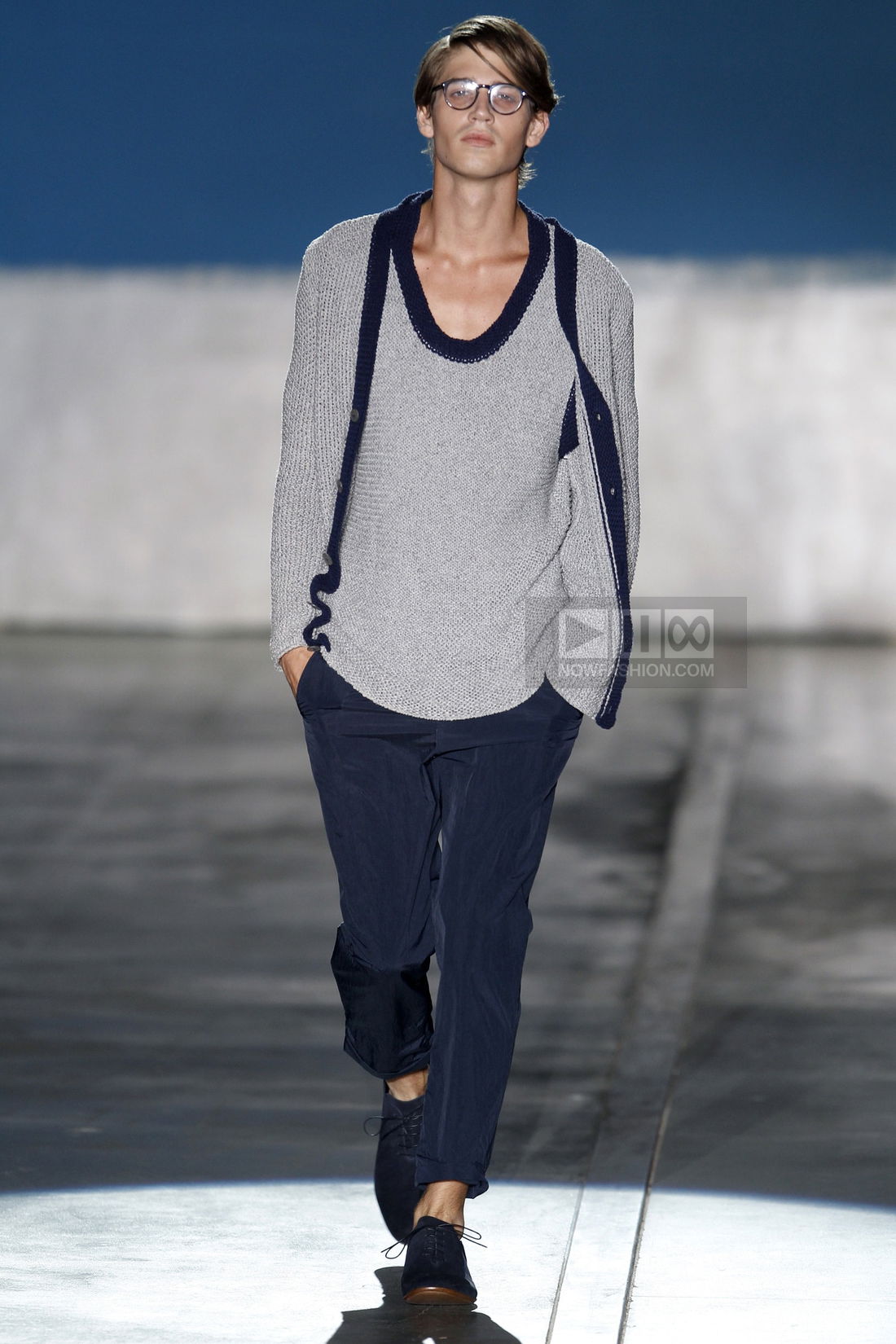 Iceberg Menswear Fashion Show, Collection Spring Summer 2012 presented during Milan Fashion Week, runway look #043