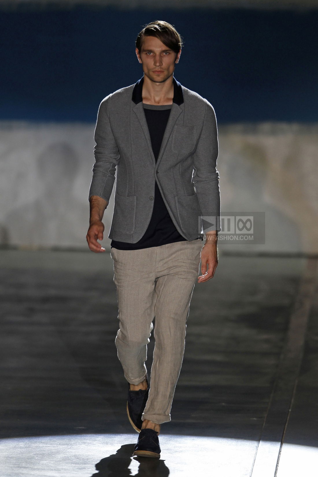 Iceberg Menswear Fashion Show, Collection Spring Summer 2012 presented during Milan Fashion Week, runway look #045