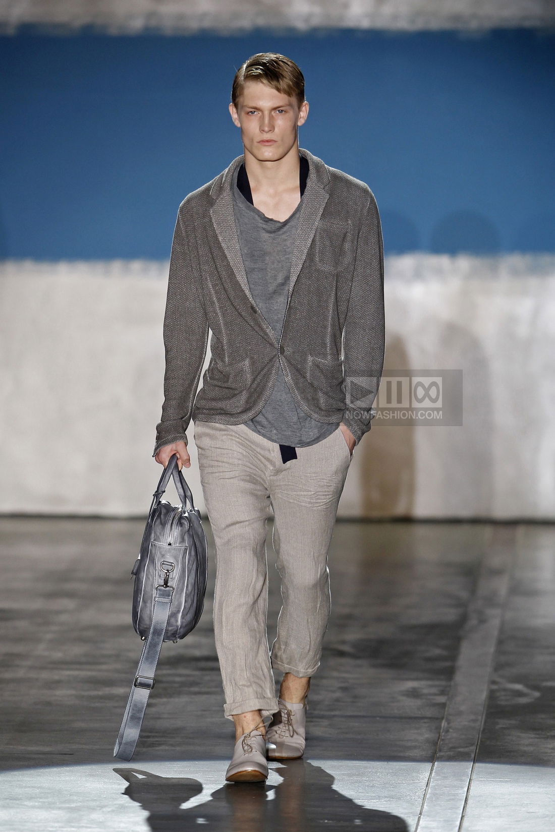 Iceberg Menswear Fashion Show, Collection Spring Summer 2012 presented during Milan Fashion Week, runway look #046