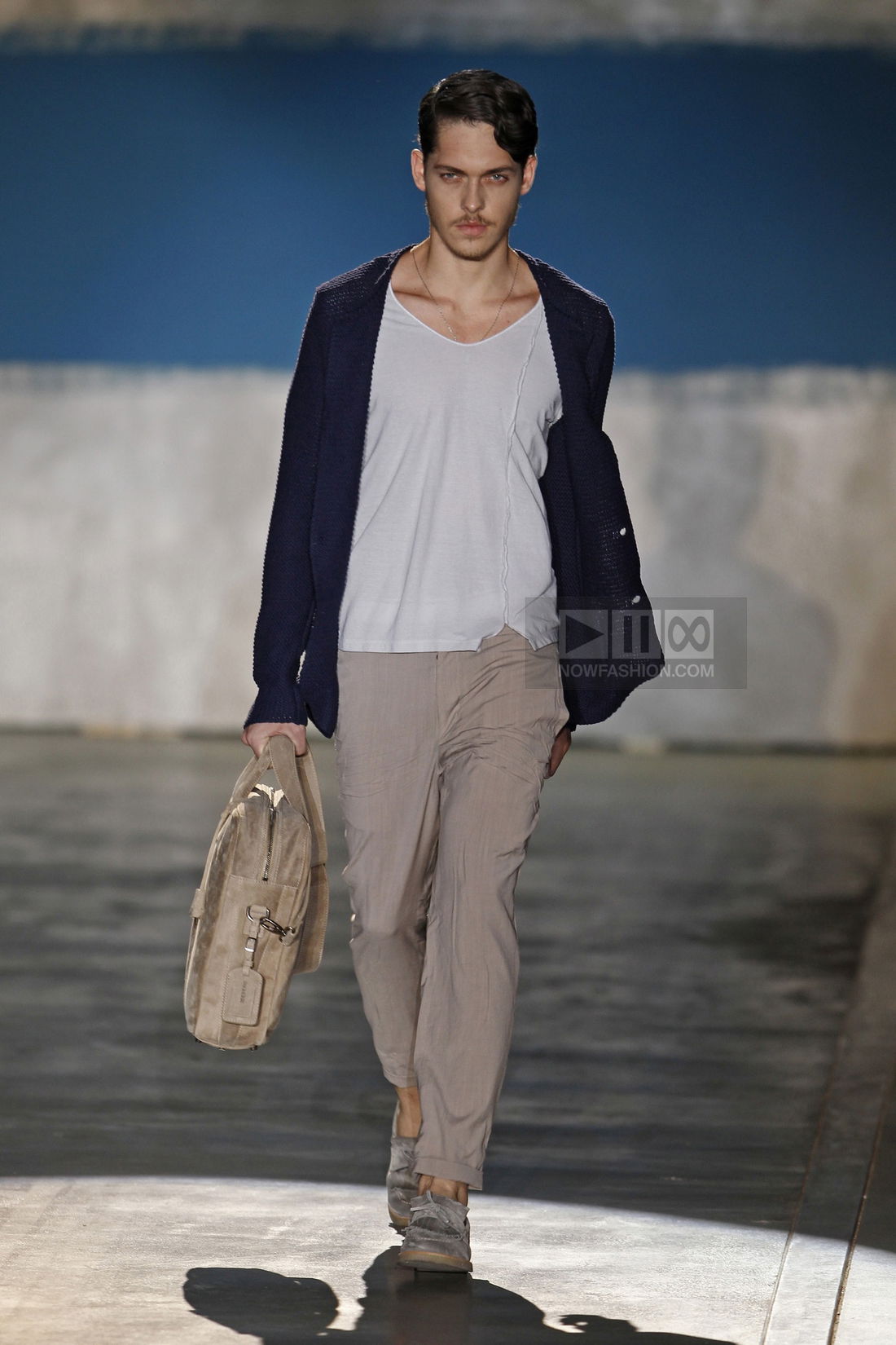 Iceberg Menswear Fashion Show, Collection Spring Summer 2012 presented during Milan Fashion Week, runway look #053