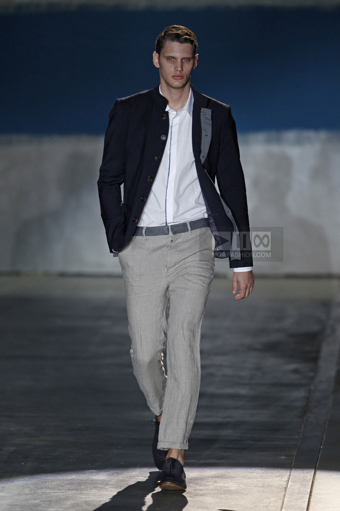 Iceberg Menswear Fashion Show, Collection Spring Summer 2012 presented during Milan Fashion Week, runway look #057