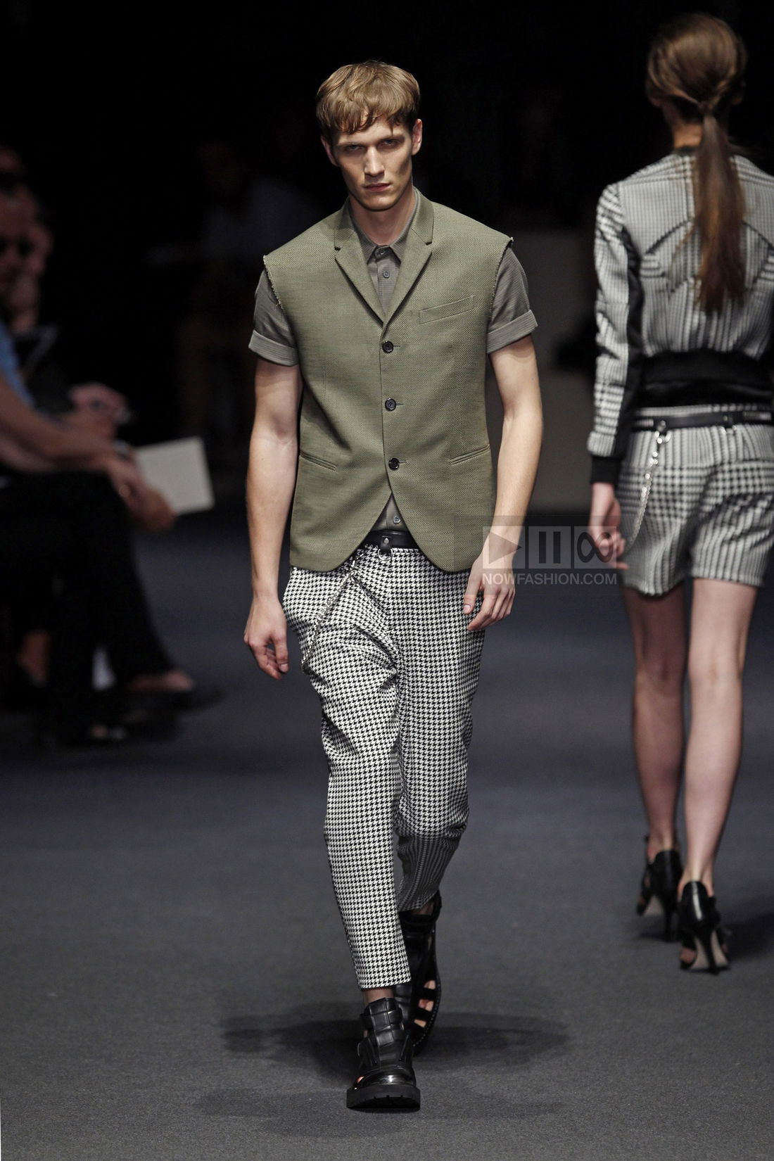 Neil Barrett Menswear Fashion Show, Collection Spring Summer 2012 presented during Milan Fashion Week, runway look #009