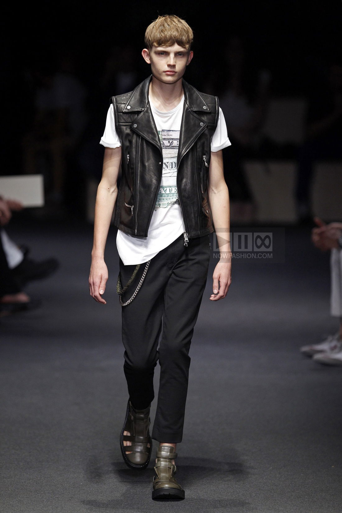 Neil Barrett Menswear Fashion Show, Collection Spring Summer 2012 presented during Milan Fashion Week, runway look #012