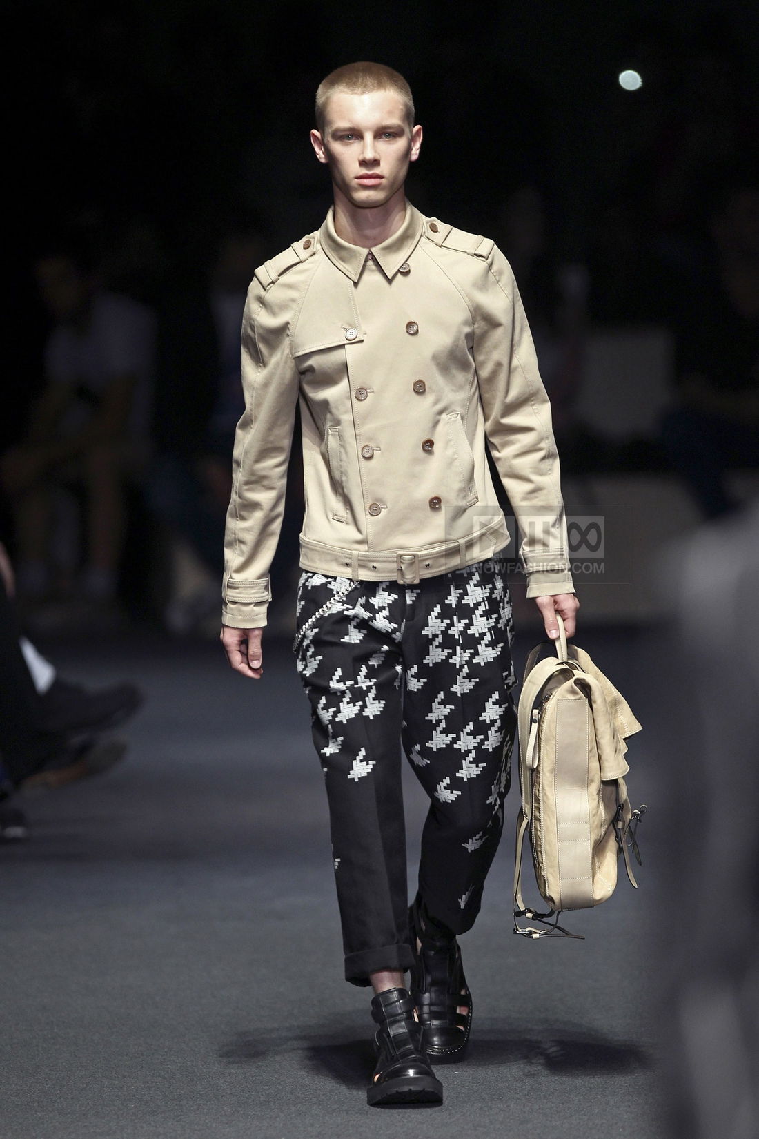 Neil Barrett Menswear Fashion Show, Collection Spring Summer 2012 presented during Milan Fashion Week, runway look #021