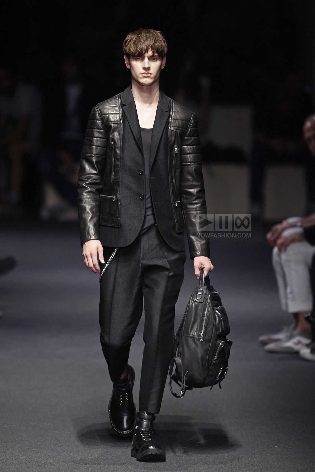 Neil Barrett Menswear Fashion Show, Collection Spring Summer 2012 presented during Milan Fashion Week, runway look #026