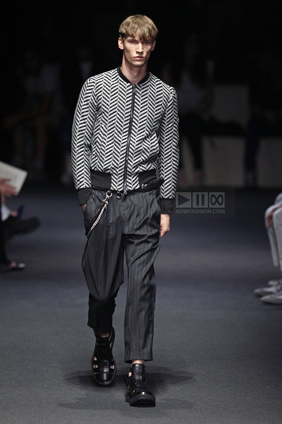 Neil Barrett Menswear Fashion Show, Collection Spring Summer 2012 presented during Milan Fashion Week, runway look #027