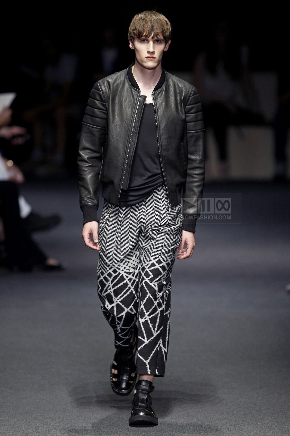 Neil Barrett Menswear Fashion Show, Collection Spring Summer 2012 presented during Milan Fashion Week, runway look #030