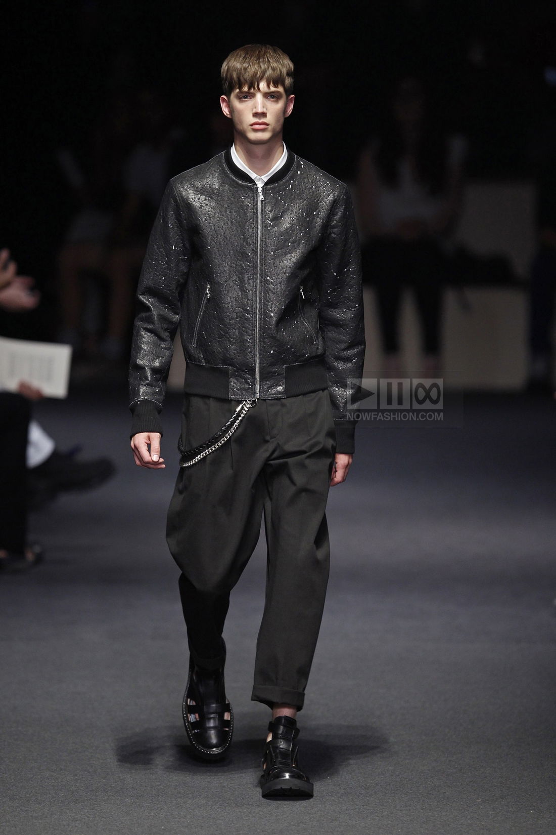 Neil Barrett Menswear Fashion Show, Collection Spring Summer 2012 presented during Milan Fashion Week, runway look #033