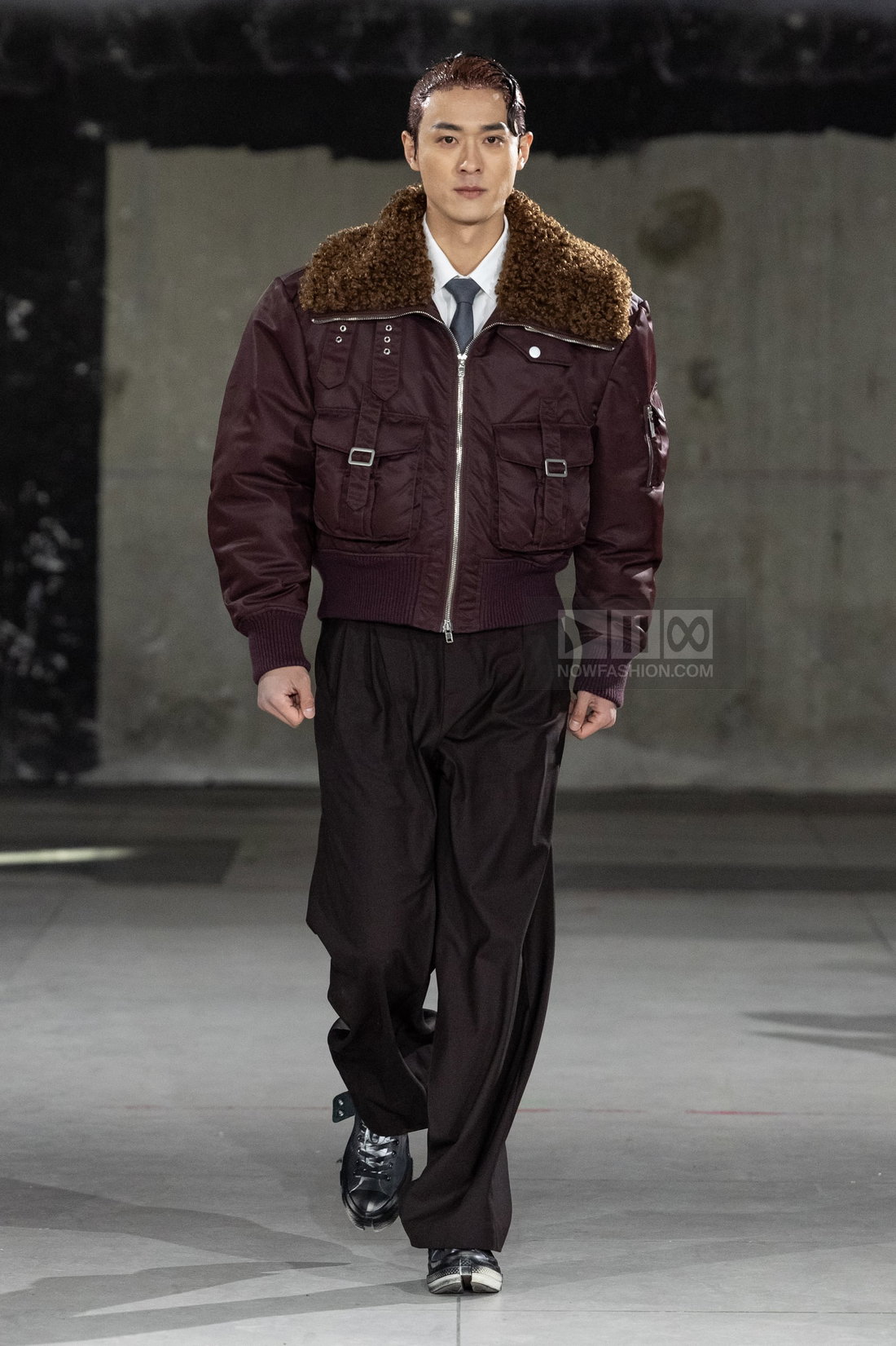 Feng Chen Wang Fashion show, Runway, Menswear Fall Winter 2024, Paris