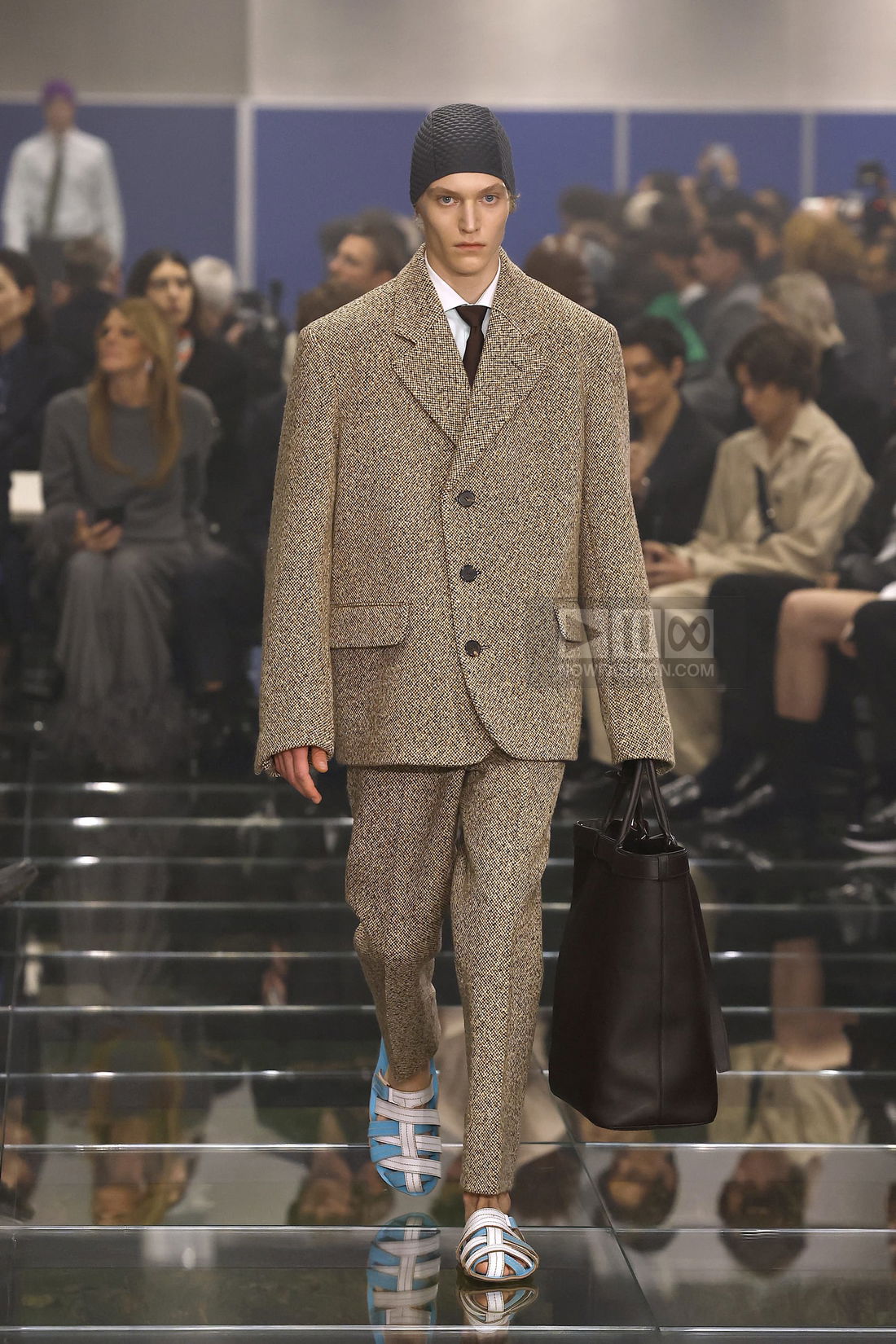 Model Prada Fw19 Men's Prada Fw 19 20 A Model Walks The