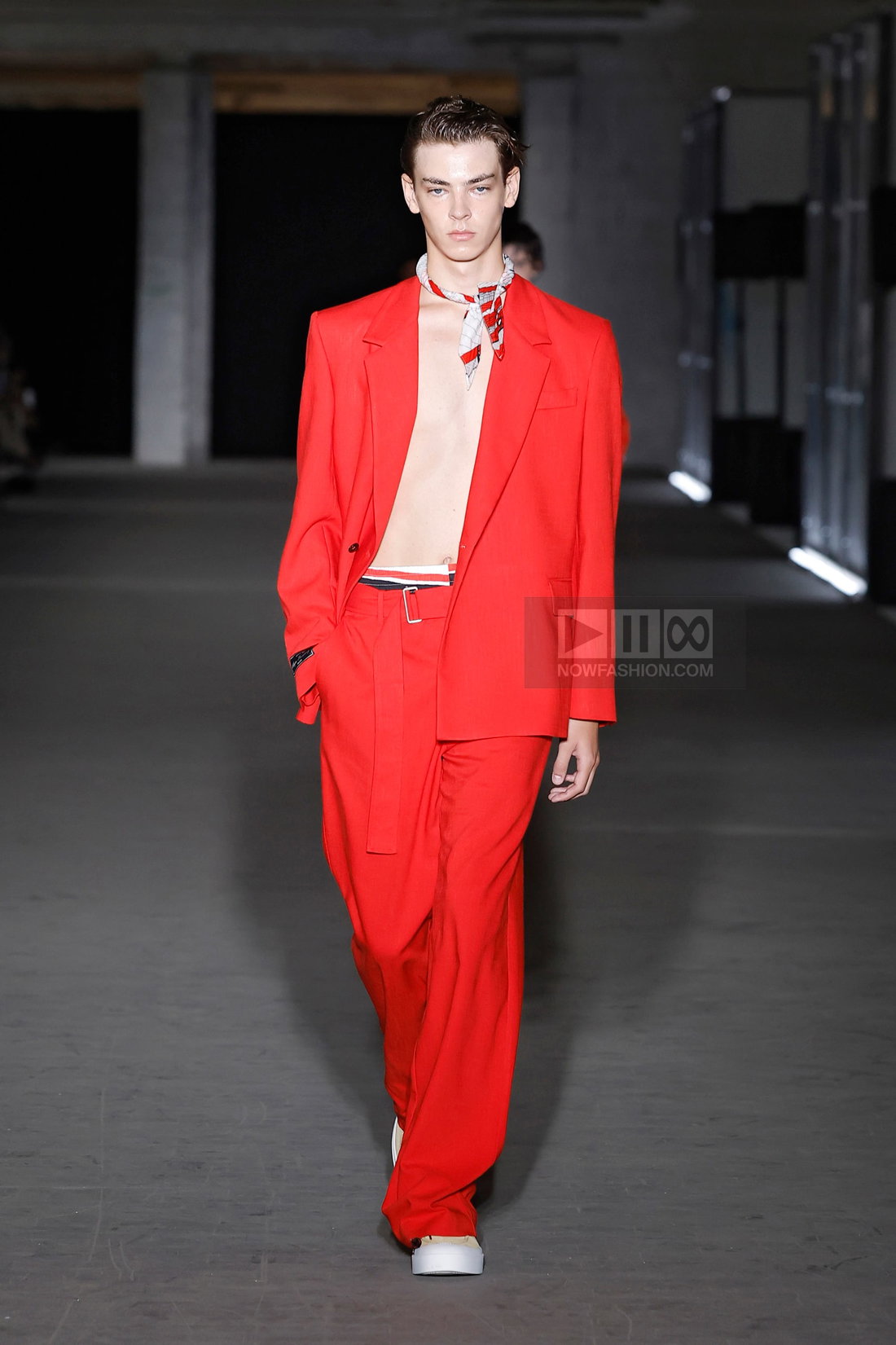 MSGM Fashion show, Runway, Menswear Spring Summer 2025, Milan Fashion ...