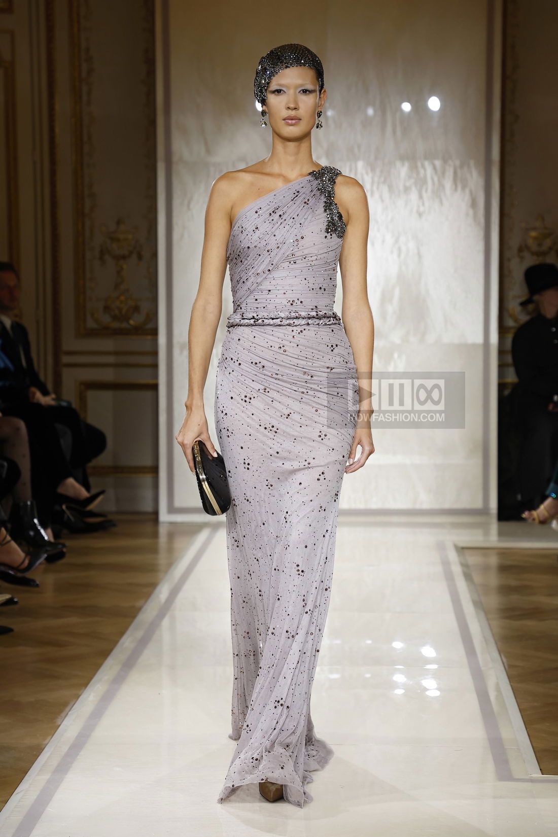 Prive Spring 2023 Armani Spring A Model Walks The Runway During