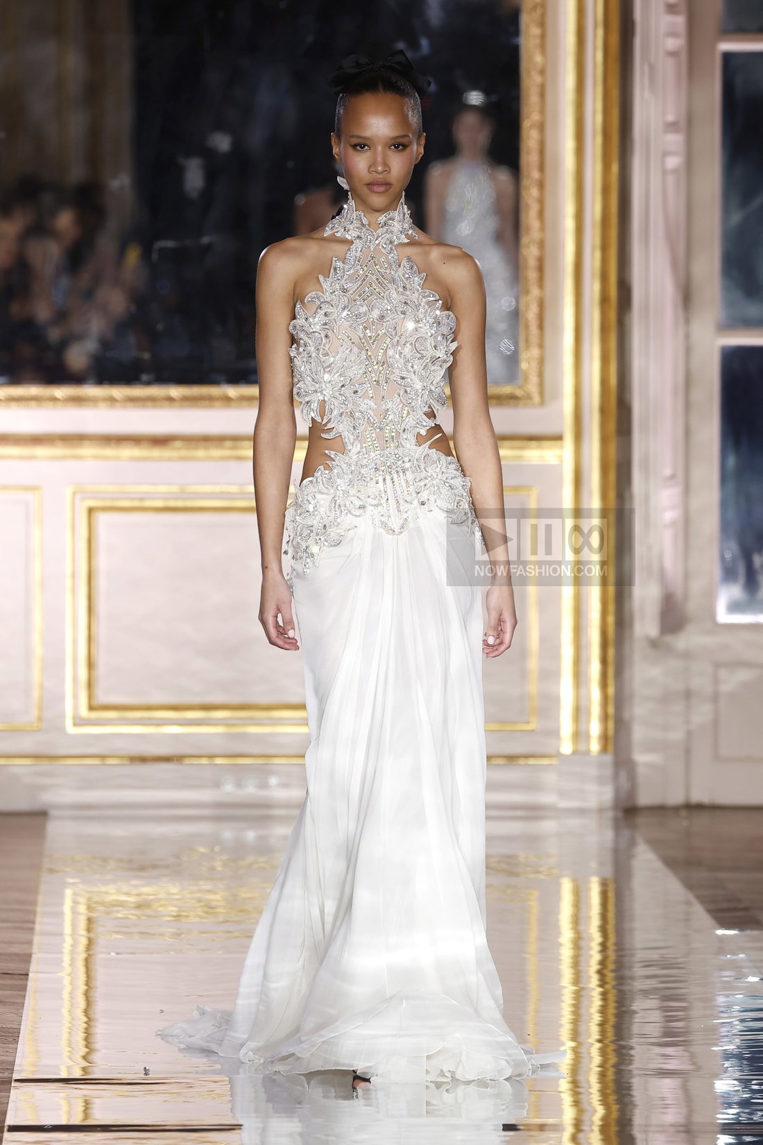 zuhair murad short white dress Runway Zuhair Murad Star Dress Zuhair Murad Short Dress Top